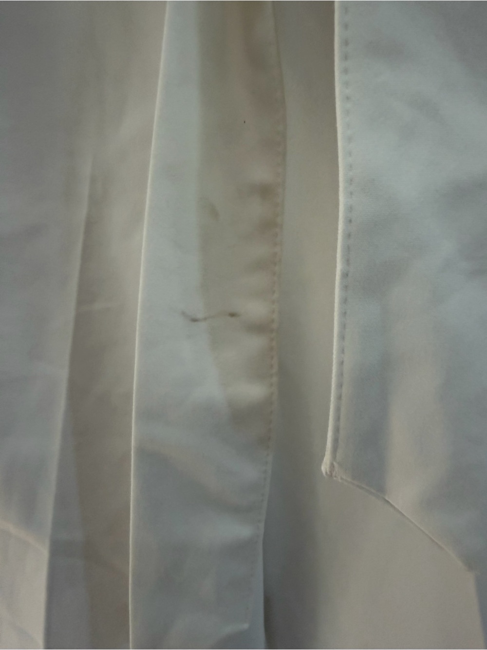 Zara White High-Waisted Wide-Leg Sailor Trousers with Gold Buttons - Picture 6 of 6